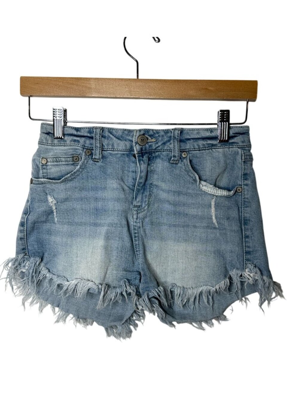 Altar’d State Size 3 26 Distressed Frayed Denim Shorts